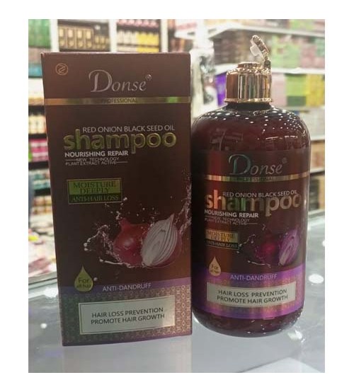 New Donse Red Onion Black Seed Oil Shampoo Nourishing Repair 500g